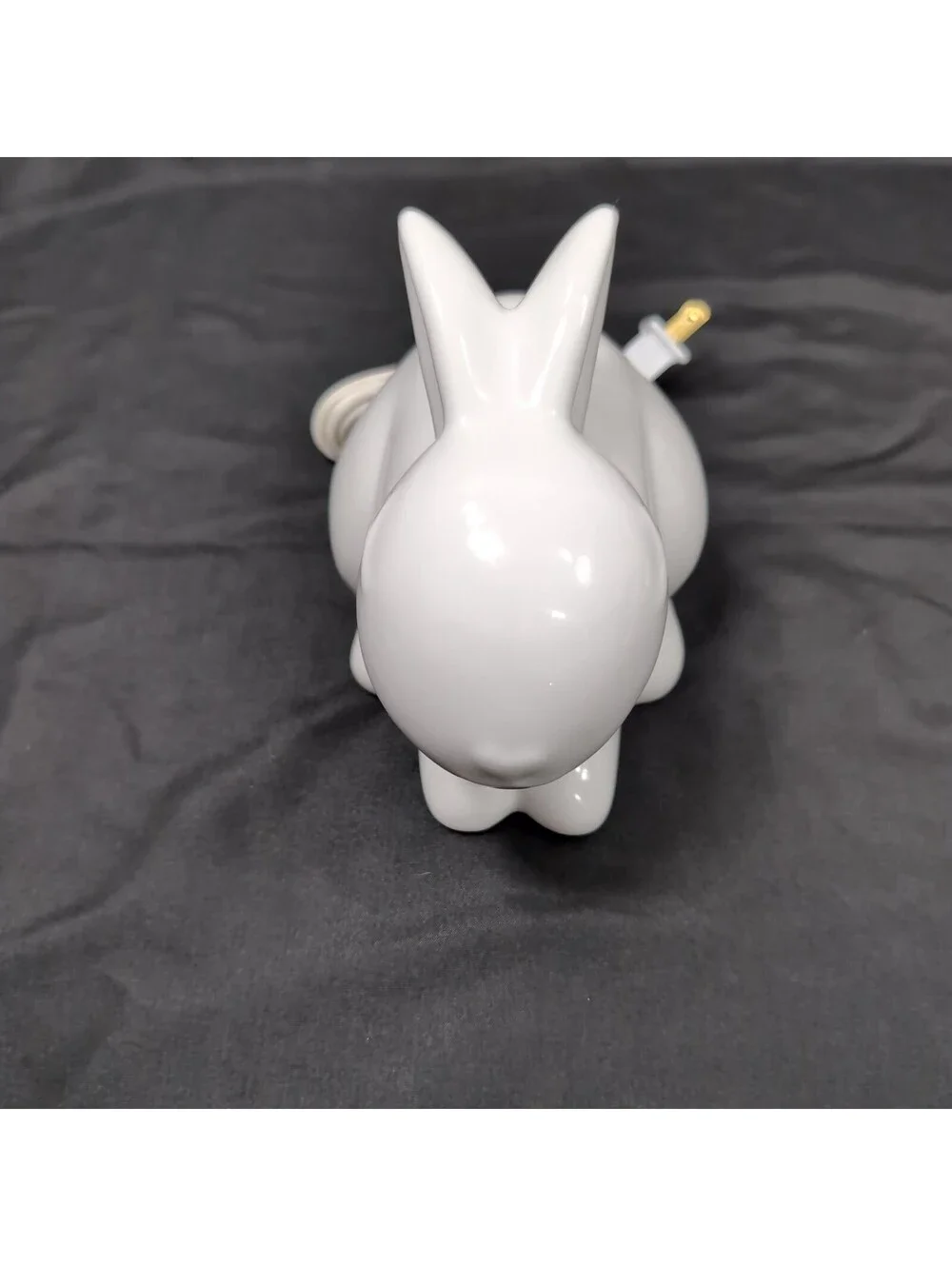 Target Vintage White Ceramic Rabbit Light Woodland Bunny Accent Lamp Tested